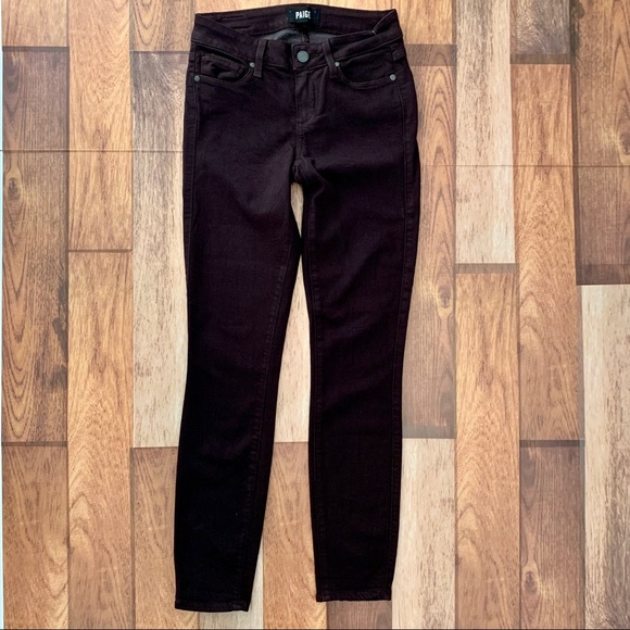 Paige Verdugo Ankle Jeans in Java Brown - Picture 3 of 12